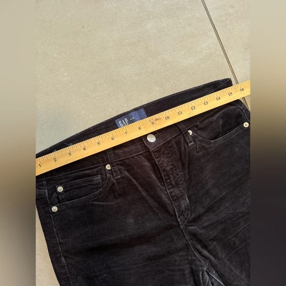 🔥 4 for $20 DEAL 🔥 GAP Black Corduroy Skinny Jeans Legging Pants Sz 8/29